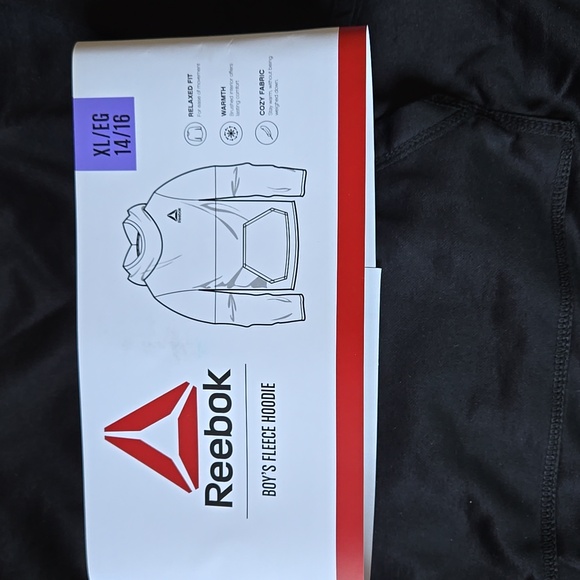 Reebok Boy's Fleece Pullover Hoodie - Picture 2 of 5